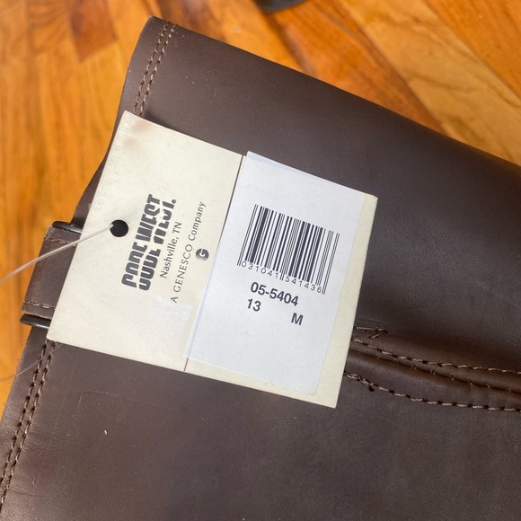 Code West Brown Leather Boots - Picture 6 of 6